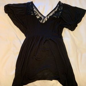 Black Free People Tunic